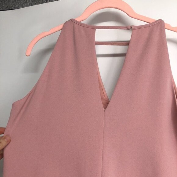NWT Pink Sam Edelman keyhole neck shift mini dress size 4 - Picture 8 of 15